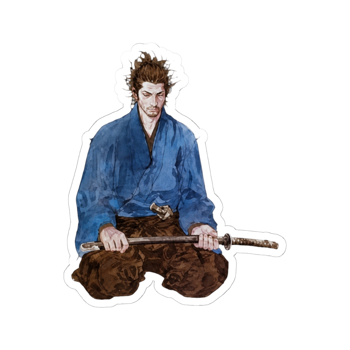 Vagabond // Musashi Miyamoto Sticker - alternate angle 1, merchandise
