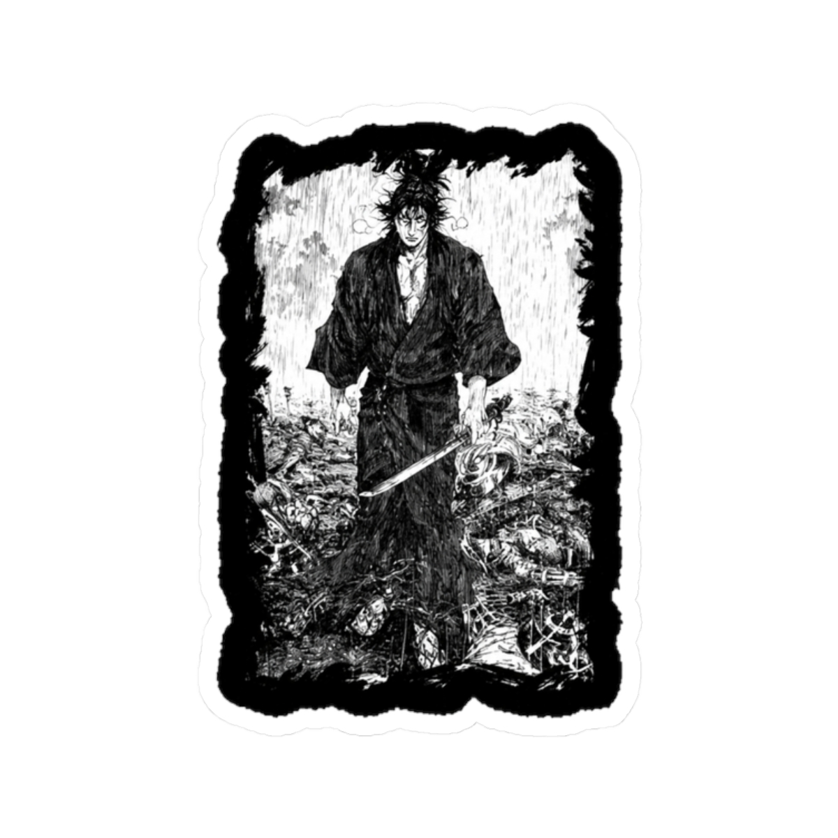 vagabond panel Sticker - alternate angle 3, merchandise