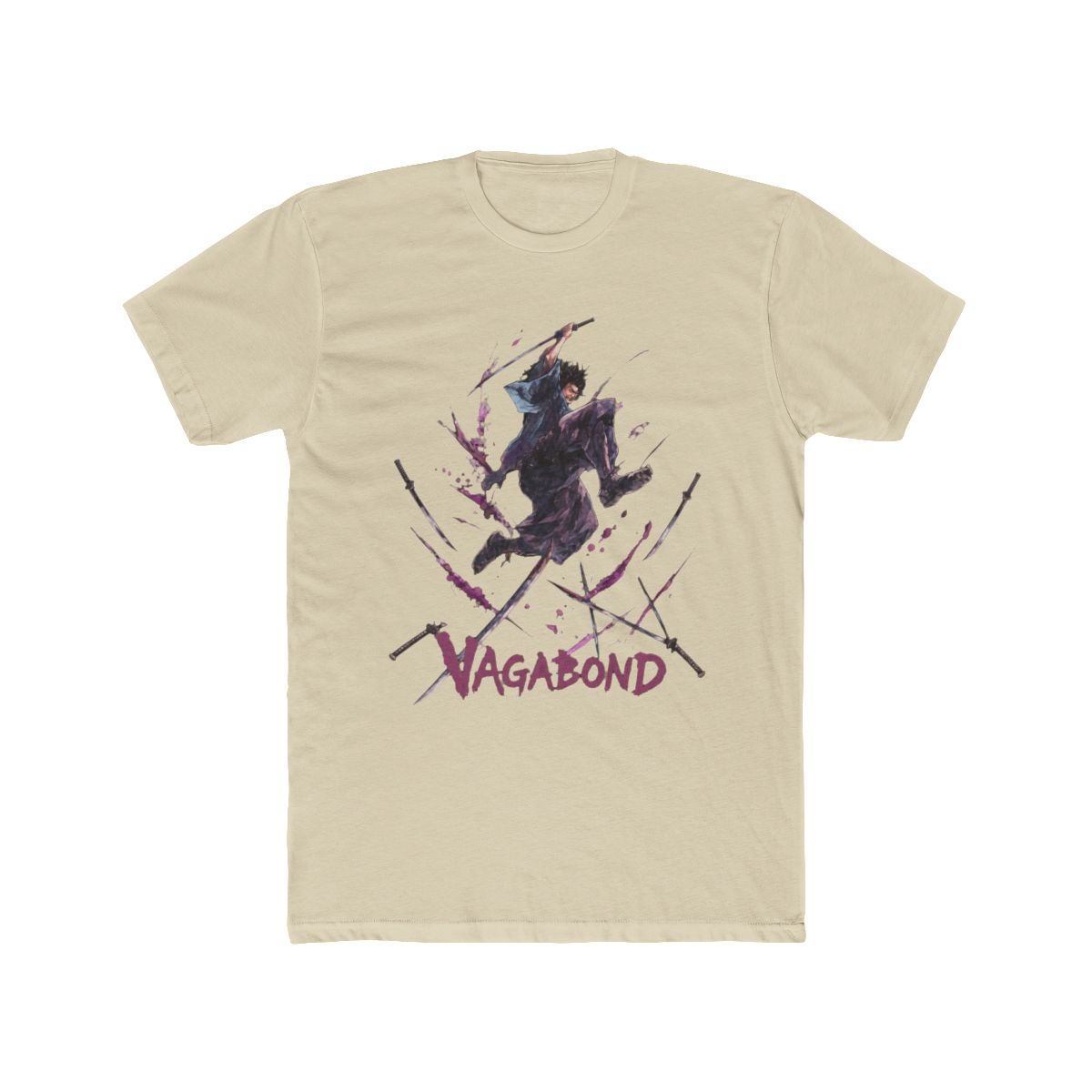 Vagabond Miyamoto Musashi Mid-Air Slash Graphic T Shirt - alternate angle 4, merchandise