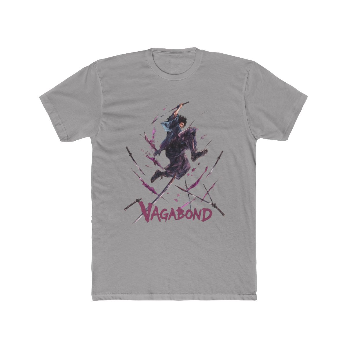 Vagabond Miyamoto Musashi Mid-Air Slash Graphic T Shirt - alternate angle 2, merchandise
