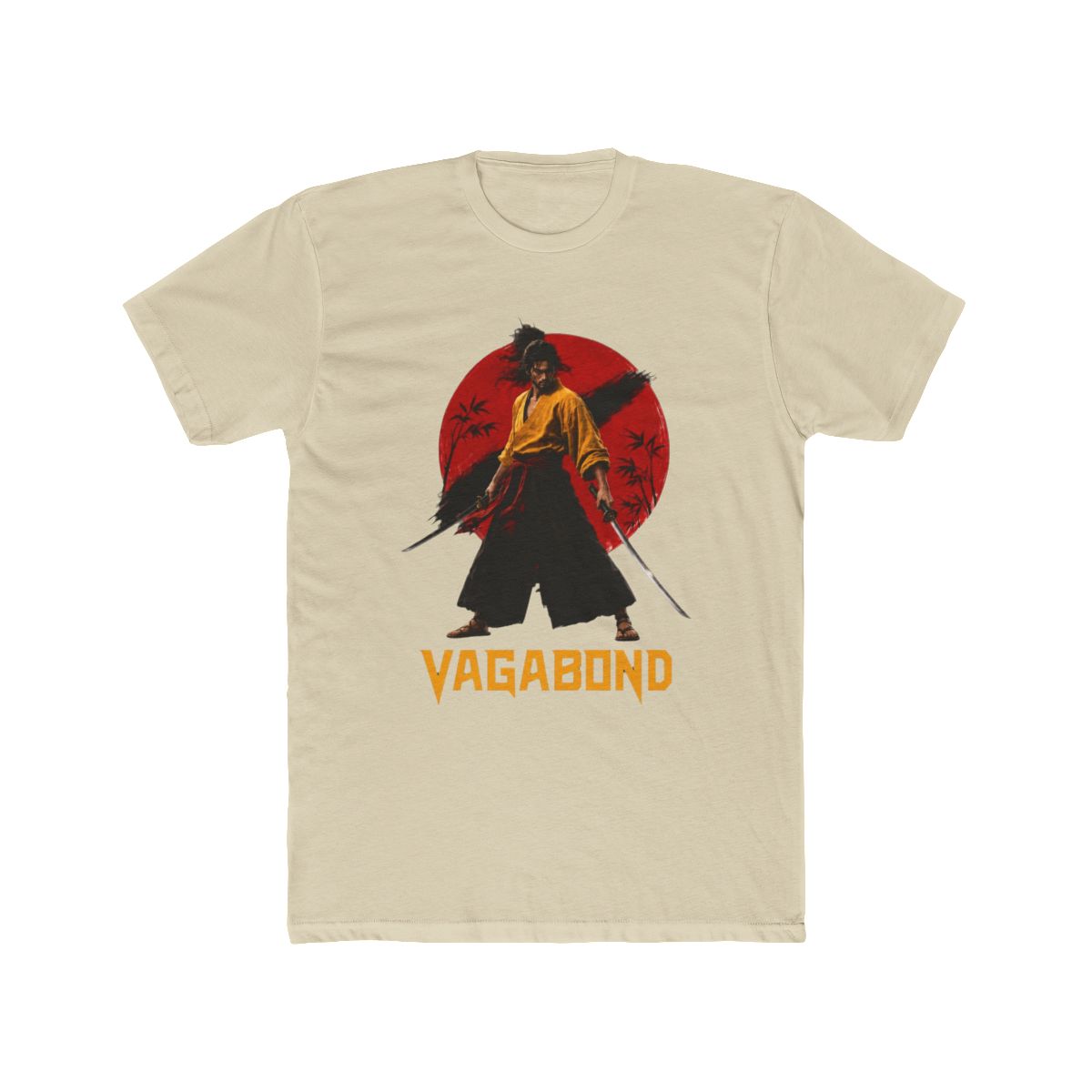 Vagabond Miyamoto Musashi Dual Sword Samurai Graphic T Shirt - alternate angle 4, merchandise