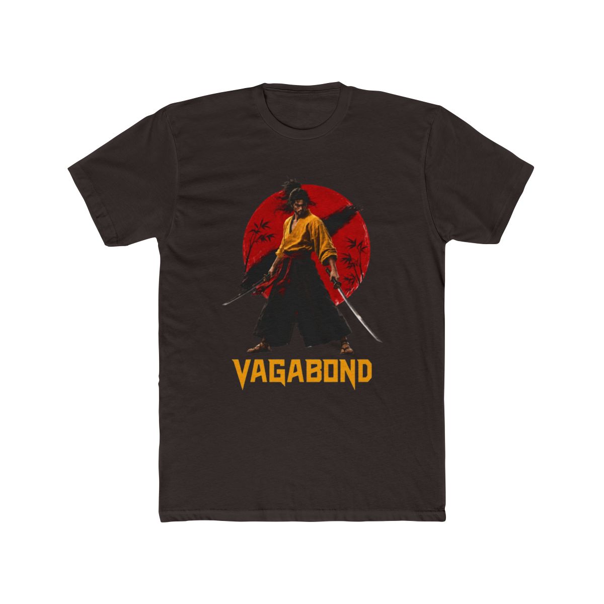 Vagabond Miyamoto Musashi Dual Sword Samurai Graphic T Shirt - alternate angle 3, merchandise