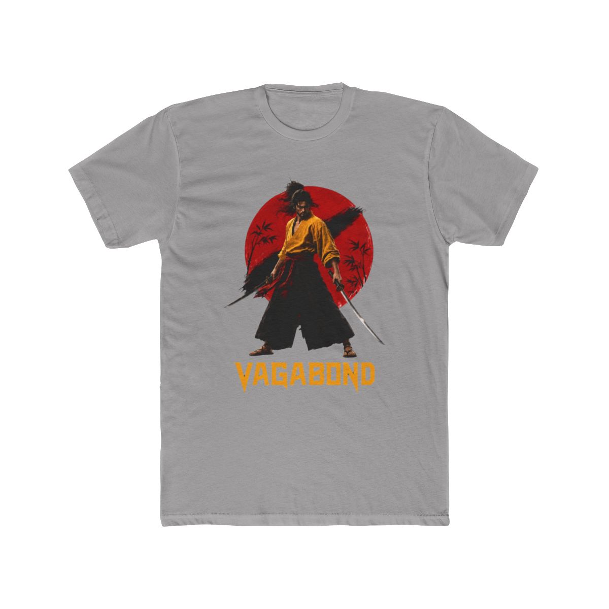 Vagabond Miyamoto Musashi Dual Sword Samurai Graphic T Shirt - alternate angle 2, merchandise