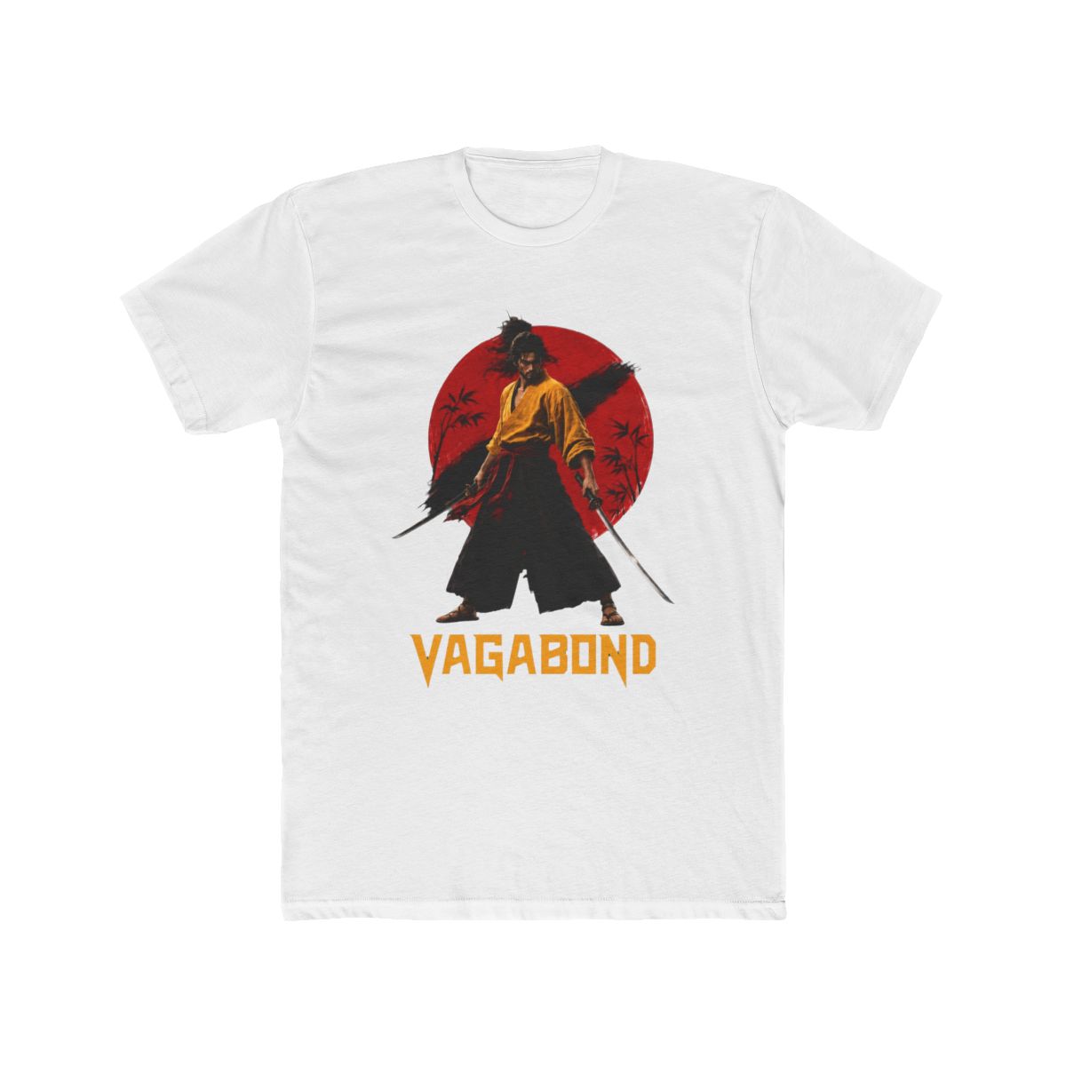 Vagabond Miyamoto Musashi Dual Sword Samurai Graphic T Shirt - Official T-Shirts merchandise