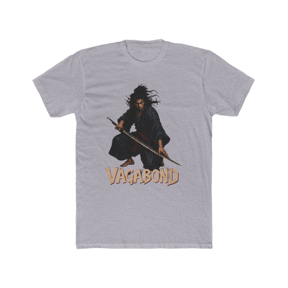 Vagabond Miyamoto Musashi Low Stance Samurai Graphic T Shirt