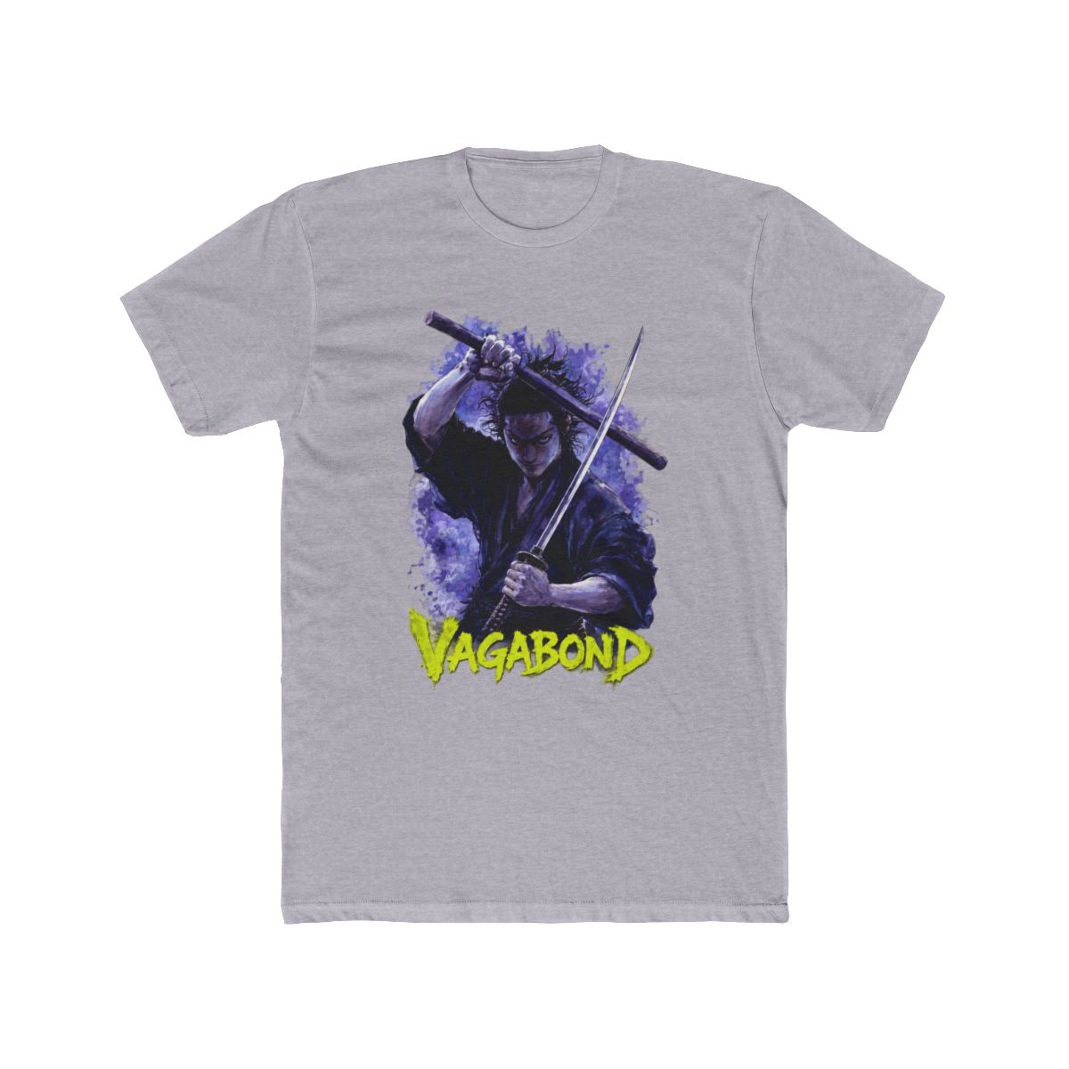 Vagabond Miyamoto Musashi Bokken & Katana Graphic T Shirt