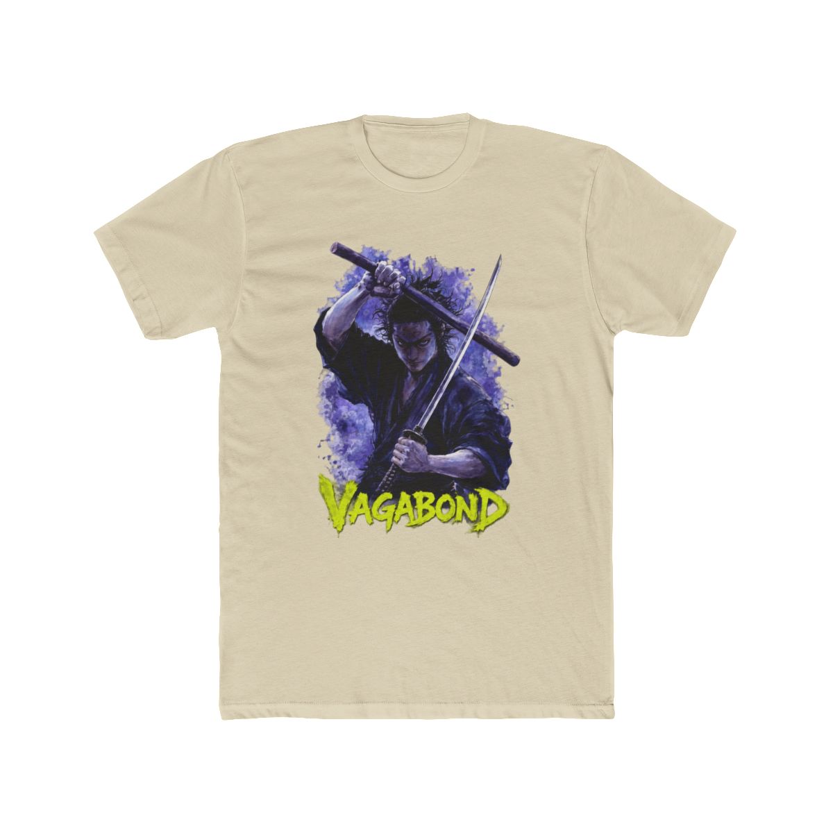 Vagabond Miyamoto Musashi Bokken & Katana Graphic T Shirt - alternate angle 4, merchandise