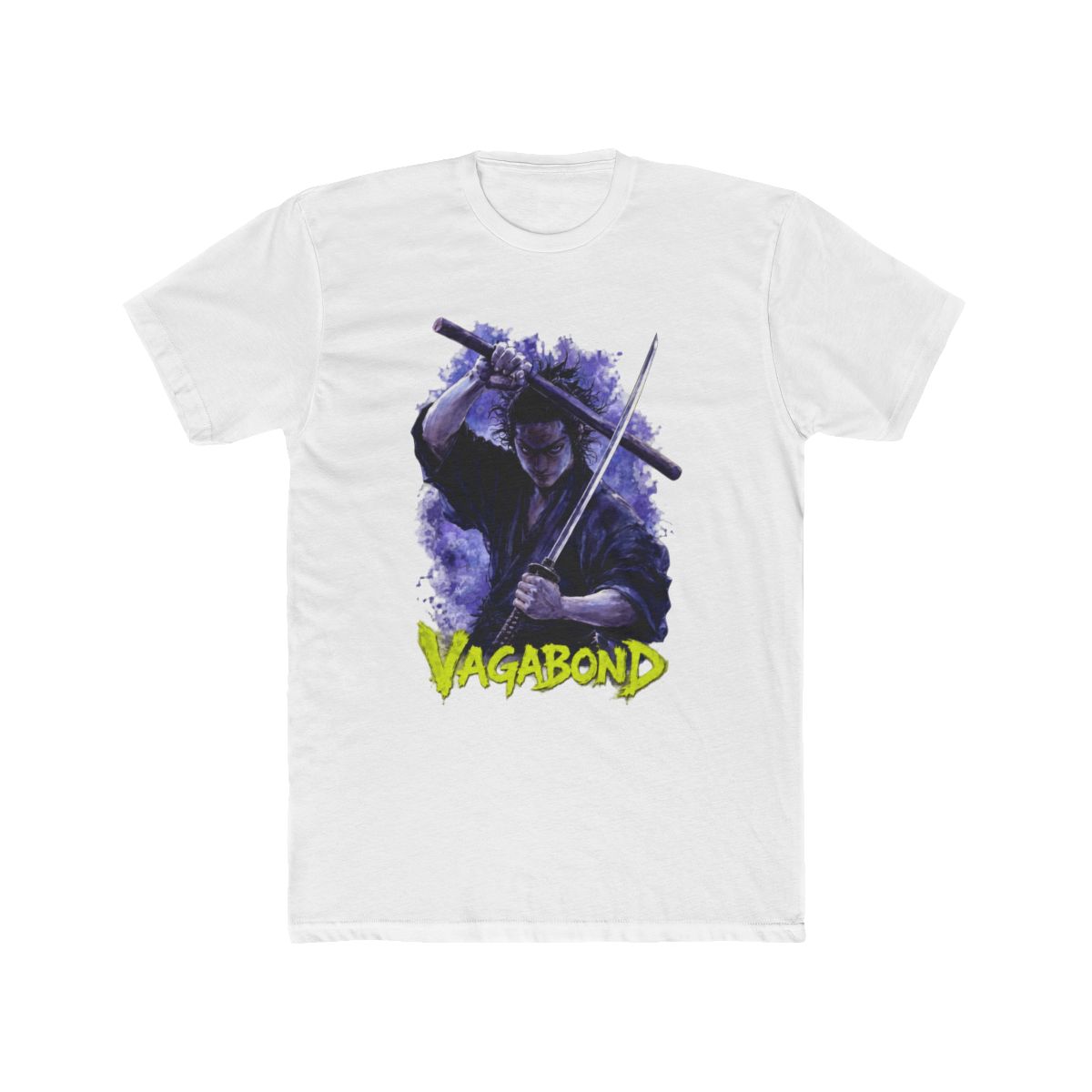 Vagabond Miyamoto Musashi Bokken & Katana Graphic T Shirt - Official T-Shirts merchandise