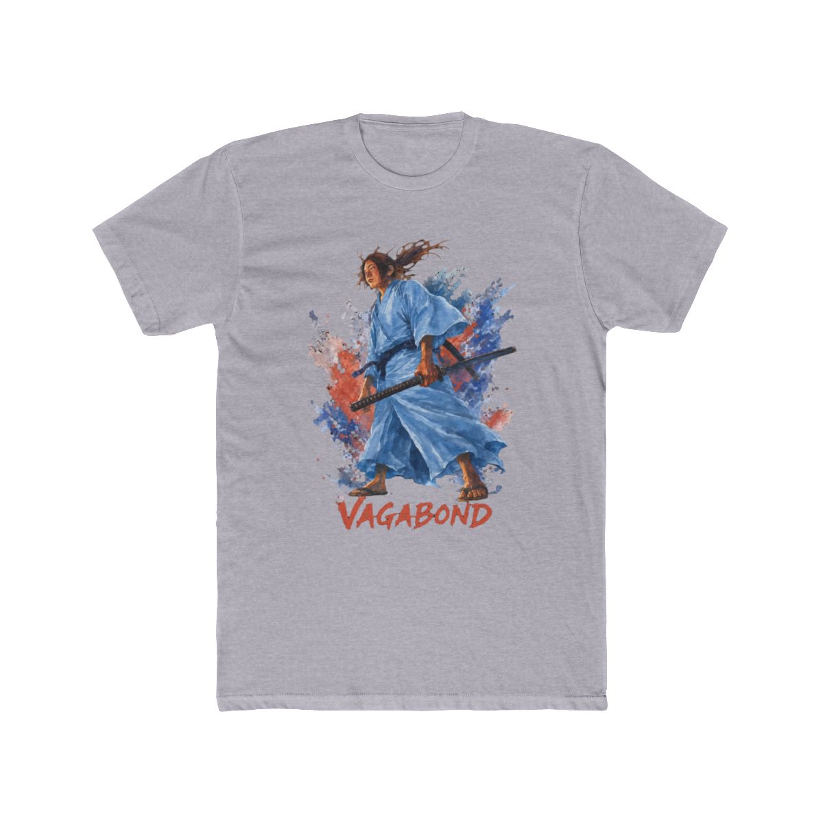 Vagabond Young Sasaki Kojiro Blue Robe Graphic T Shirt
