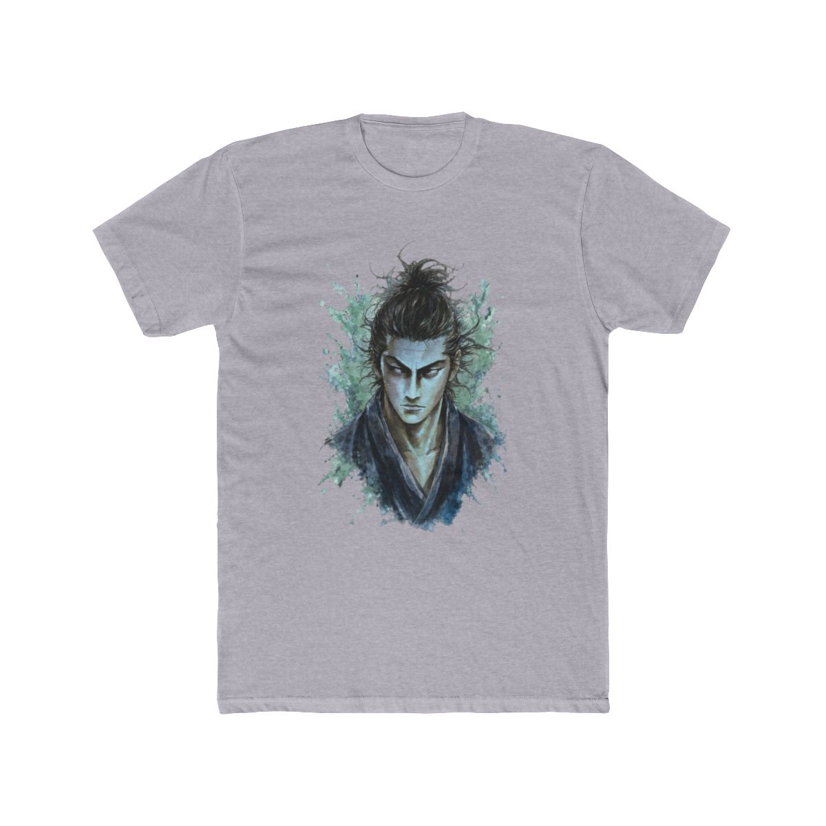 Vagabond Miyamoto Musashi Teal Aura Portrait Graphic T Shirt